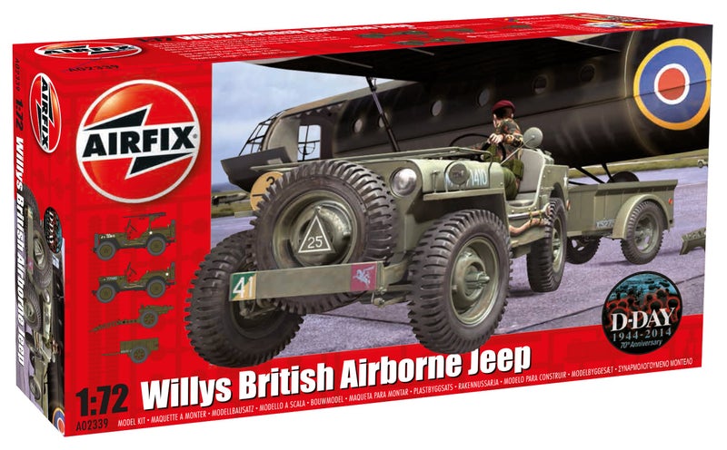 Airfix 172 Willys British Airborne Jeep Kit Small - Image 2