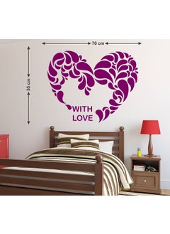 LANS LANSTICK Heart with Love Quote Wall Sticker 