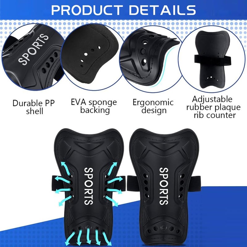 Proberos ® Soccer Shin Guards and Socks for Toddler Kids Youth, Lightweight Football Shin Pads Protective Soccer Gear for 5-10 Years Old Children - Image 3