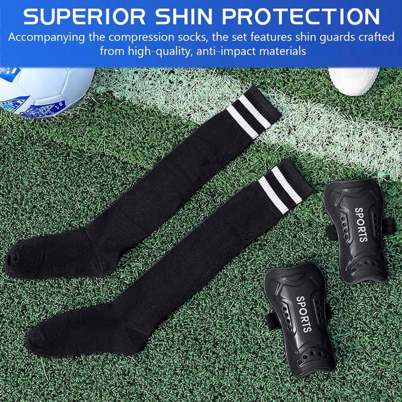 Proberos ® Soccer Shin Guards and Socks for Toddler Kids Youth, Lightweight Football Shin Pads Protective Soccer Gear for 5-10 Years Old Children - Image 5