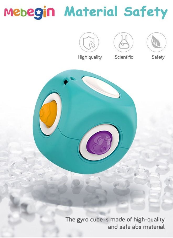 Creative Decompression Toys, Fun Puzzle Games, Fingertip Gyro, Sensory Toy with Different Patterns, Flip Toy, 6*6*6cm