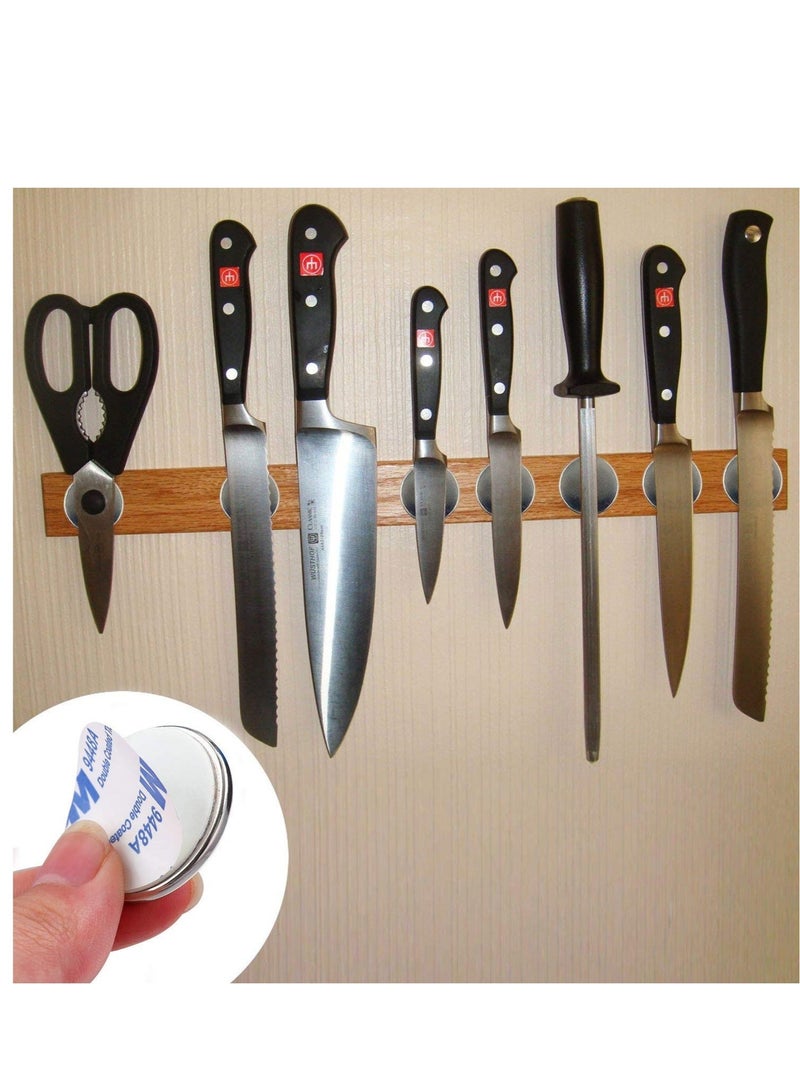 كابتن تيك Super Strong Neodymium Disc Magnets with Epoxy Coating Waterproof Powerful Permanent Rare Earth Magnets 1.26 inch x 1/8 inch Pack of 6 - Image 2