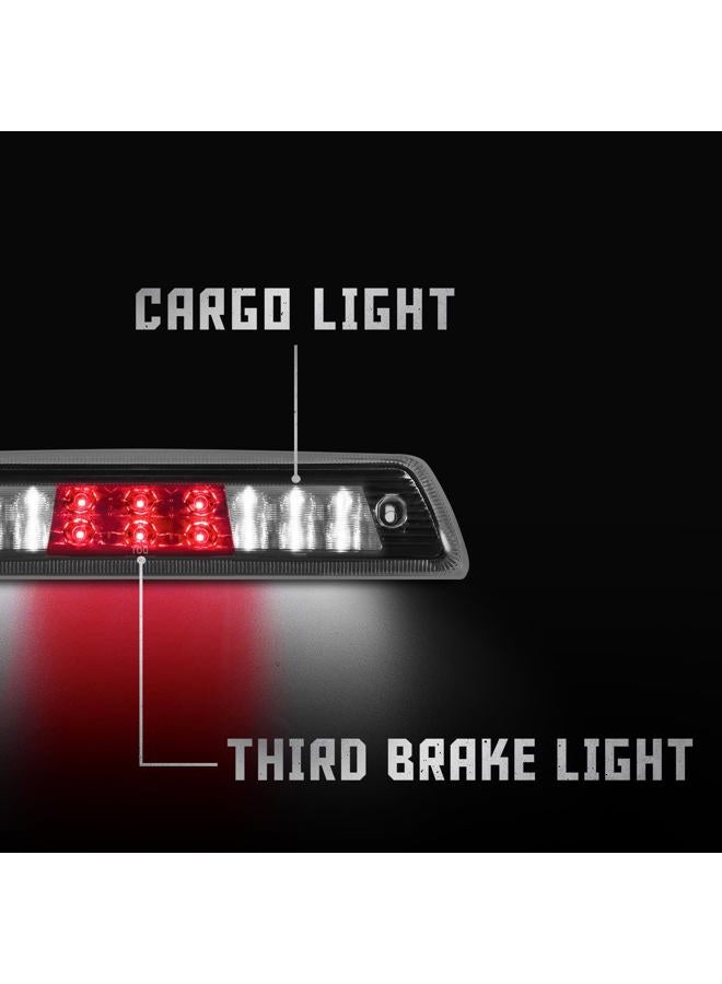 KOMAS High Mount Waterproof Dual Row LED 3rd Third Tail Rear Brake Light Cargo Lamp Replacement For 2009 2010 2011 2012 2013 2014 Ford F-150 Lincoln Mark LT (Chrome Lens) - Image 5