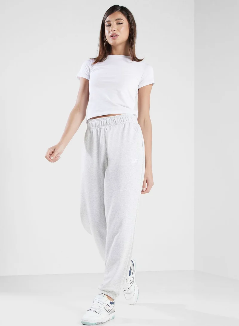 New Balance Logo French Terry Sweatpants