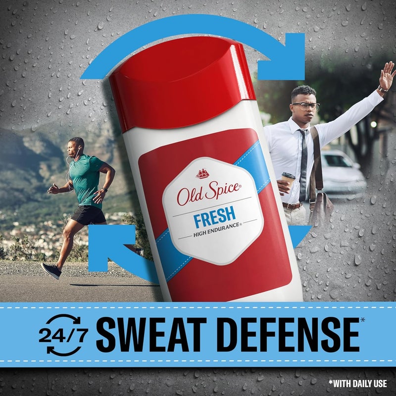 Old Spice High Endurance Deodorant for Men, Fresh Scent, 3 Oz (Pack of 6) - Image 4