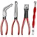 BDFHYK Tnuynoy 4 PCS Automotive Electrical Connector Removal Disconnect Pliers and Hose Clamp Pliers Tool Set Plug Connector Separator Perfect for Car Repairs and Maintenance DIY and Mechanical - Image 2