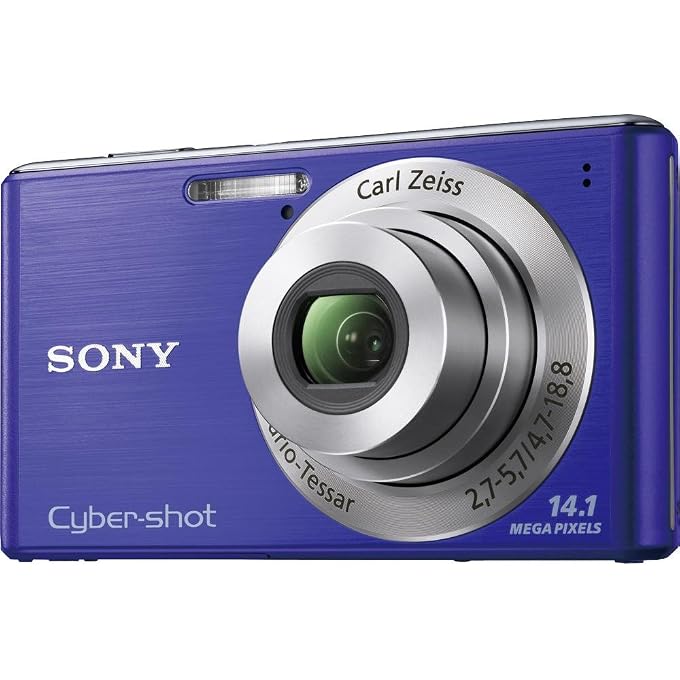 Sony Cyber-Shot DSC-W530 14.1 MP Digital Still Camera with Carl Zeiss Vario-Tessar 4x Wide-Angle Optical Zoom Lens and 2.7-inch LCD (Blue) - Image 1