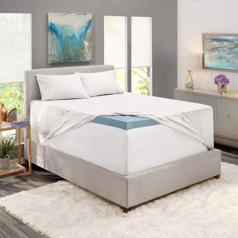 Nestl Extra Deep Pocket Fitted Sheet - Ultra Deep Pocket Bed Sheet Set – Super Deep Pocket 4 Piece Set - Extra Deep Fitted Sheets - 60 x 80 inches - Extra Deep Pocket Queen Size Sheets – White - Image 4