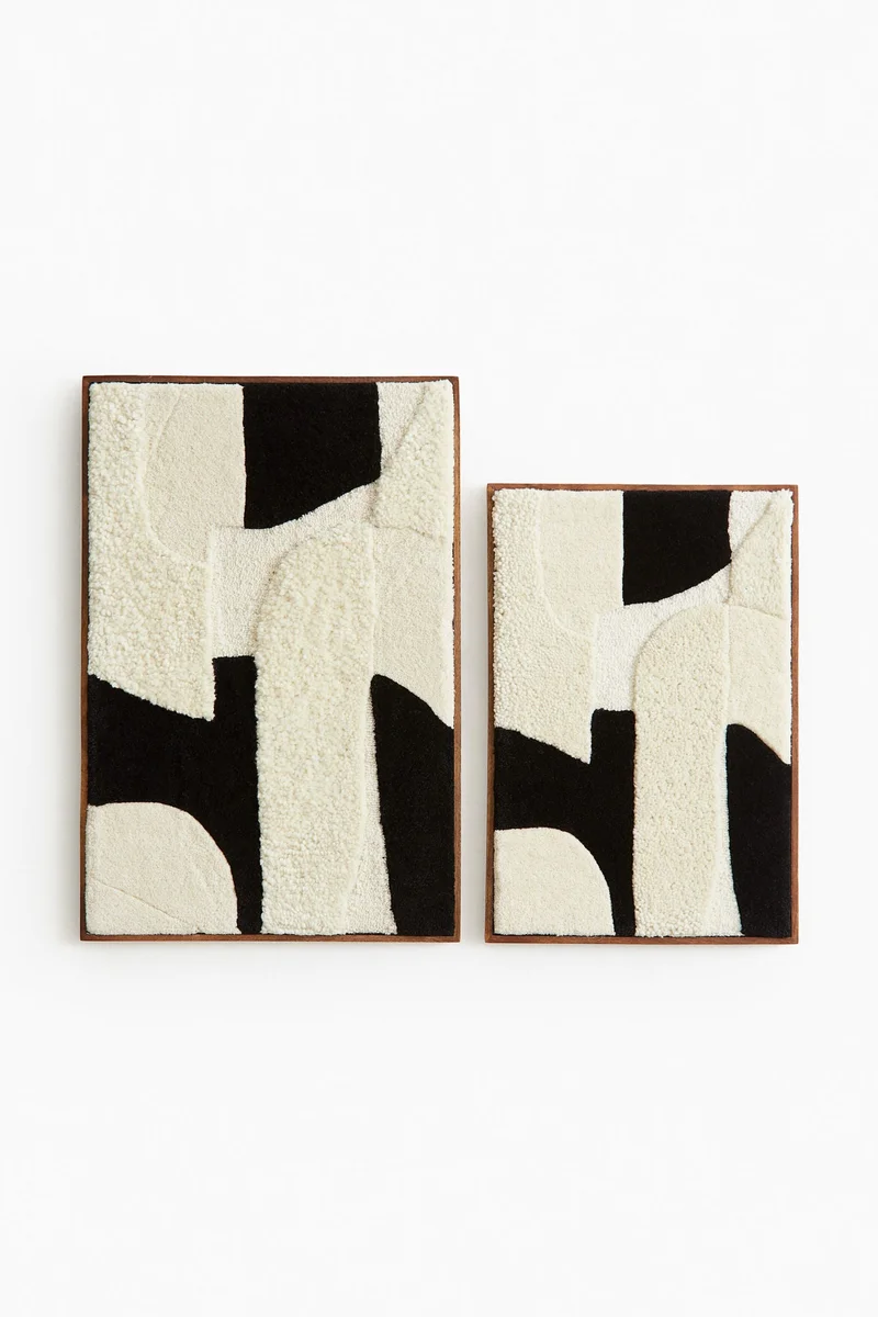 H&M Textured wall art