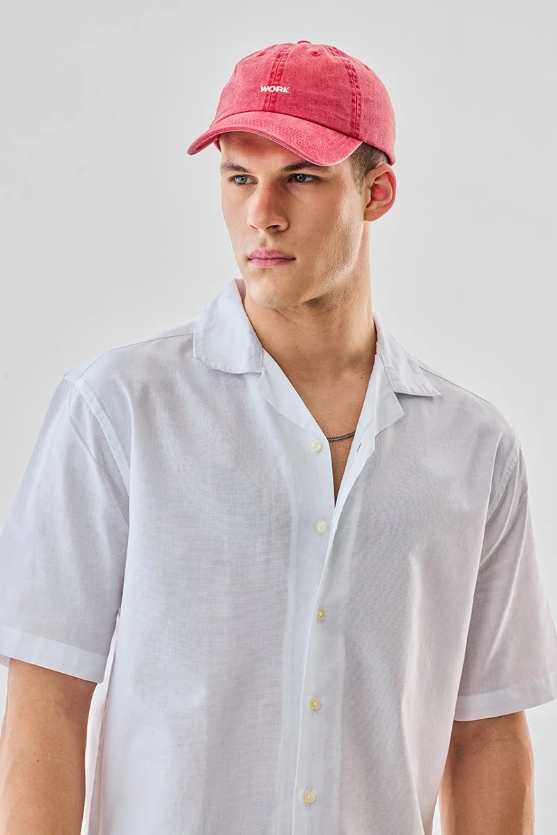 سنيتش قميص كتان بقصة صندوقية