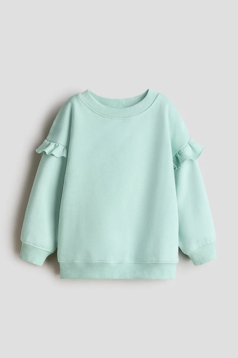 H&M Frilled sweatshirt
