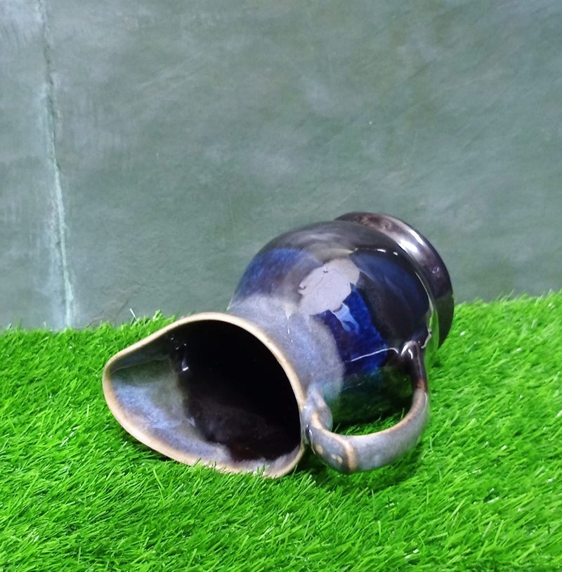 Caffeine Ceramic Handmade Stoneware Multi Studio Water Jug (Set of 1, 1400 ml Dishwasher & Microwave Safe) - Image 2