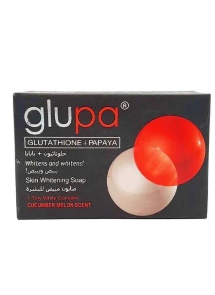 Glupa Glupa Glutathione+papaya Skin Whitening Soap 135 gm 