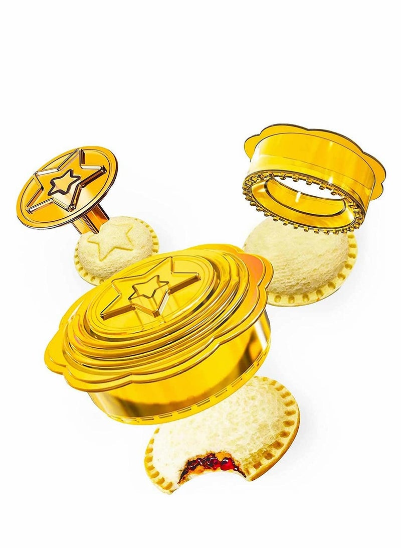 6,in,1 Kids Sandwich Cutter and Sealer for Fun Bento Lunches - Image 1