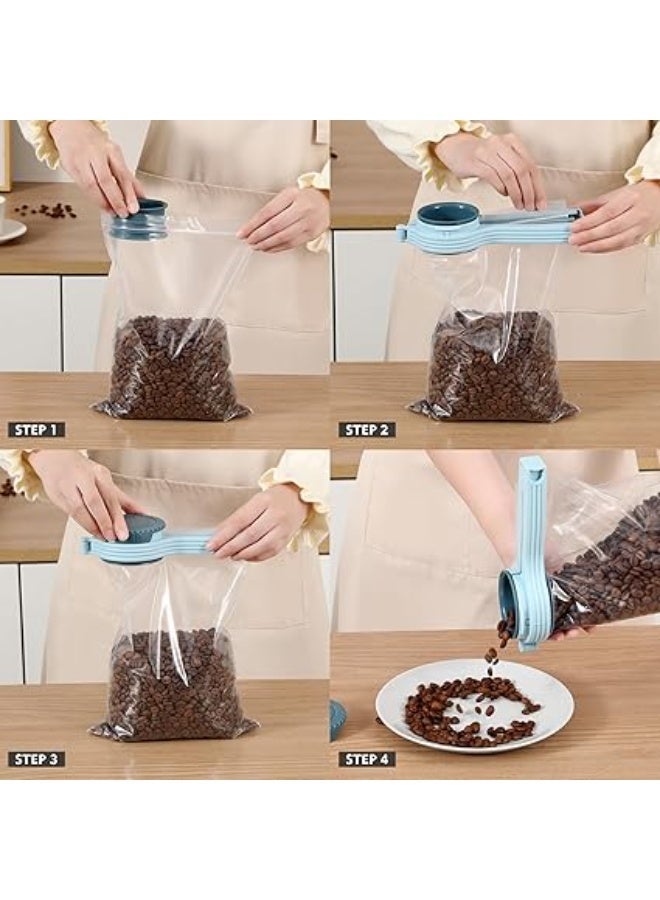 1PCS Plastic Food Bag Sealing Clip Practical Pouring Spout Keep Food Fresh, Creative Snack Storage Clips for Easy Pouring and Dispensing Food - Image 5