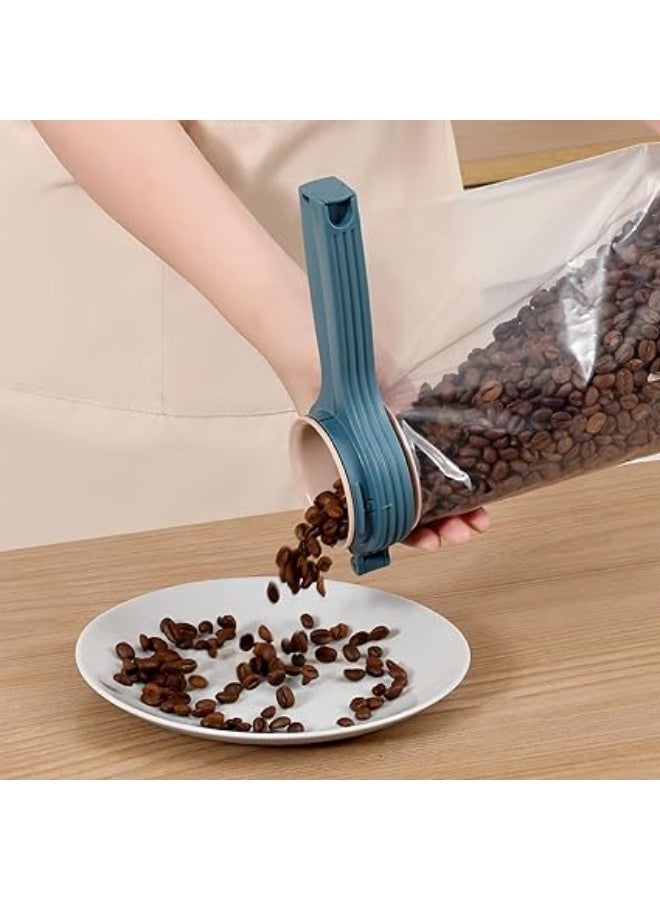 1PCS Plastic Food Bag Sealing Clip Practical Pouring Spout Keep Food Fresh, Creative Snack Storage Clips for Easy Pouring and Dispensing Food - Image 4