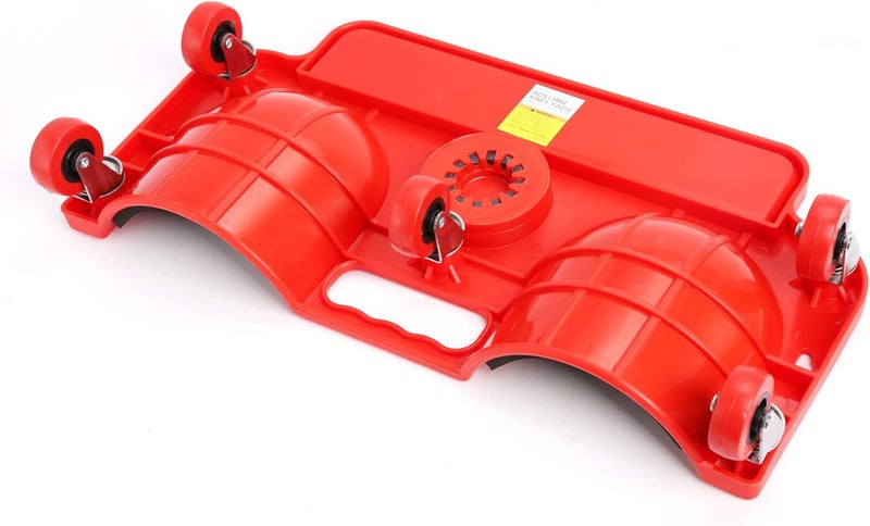 WINTOOLS Rolling Knee Creeper/Pads ABS High-Impact Frame with 5 Swivel Castors, Tool Tray Holder - Image 3