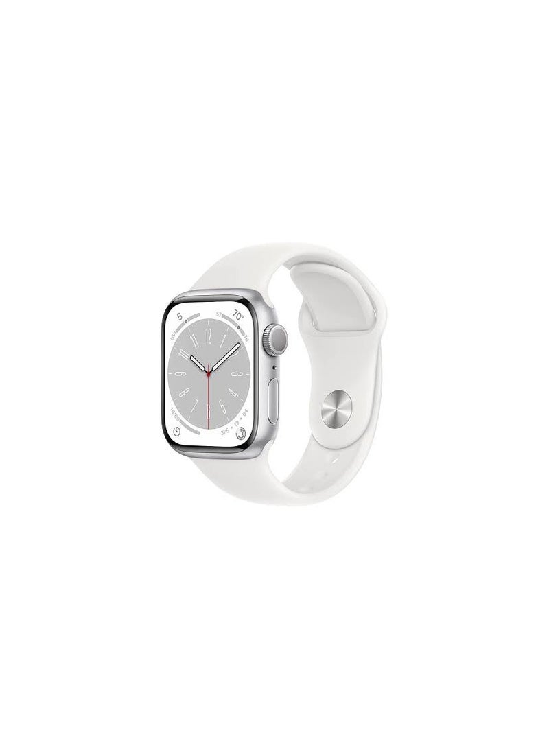 سمارت ساعة سمارت smart watch  لون سيلفر بطارية 180 ملي امبير مقاومة للماء الاتصال:Bluetooth 5.0 الأستماع للموسيقي والتحكم فيها - Image 1