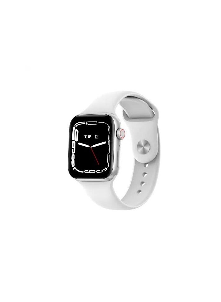 سمارت ساعة سمارت smart watch  لون سيلفر بطارية 180 ملي امبير مقاومة للماء الاتصال:Bluetooth 5.0 الأستماع للموسيقي والتحكم فيها - Image 3