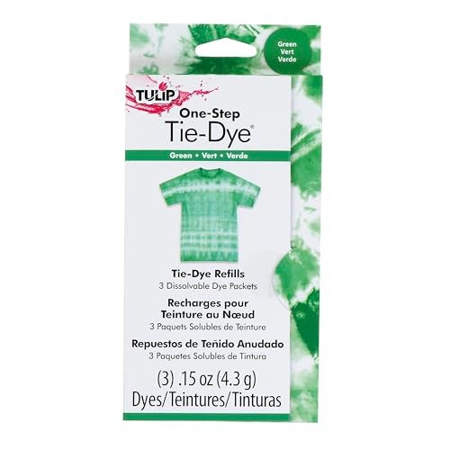 Tulip One-Step Tie-Dye Kit Dye Refill Packs, Green - Image 1