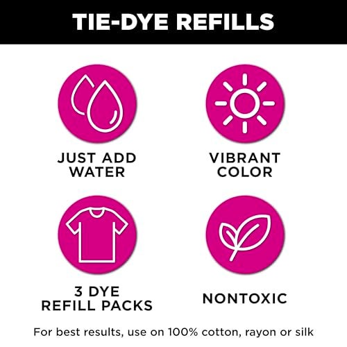Tulip One-Step Tie-Dye Kit Dye Refill Packs, Green - Image 2