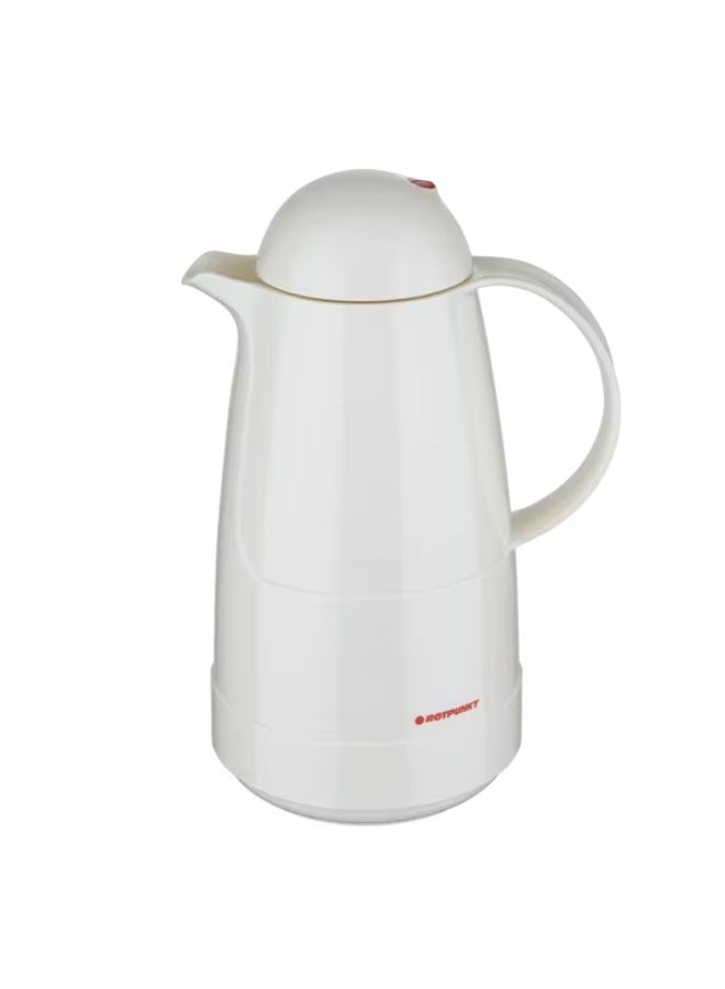 ROTPUNKT Durable and Elegant Design Vacuum Jug Ivory 1 Liter