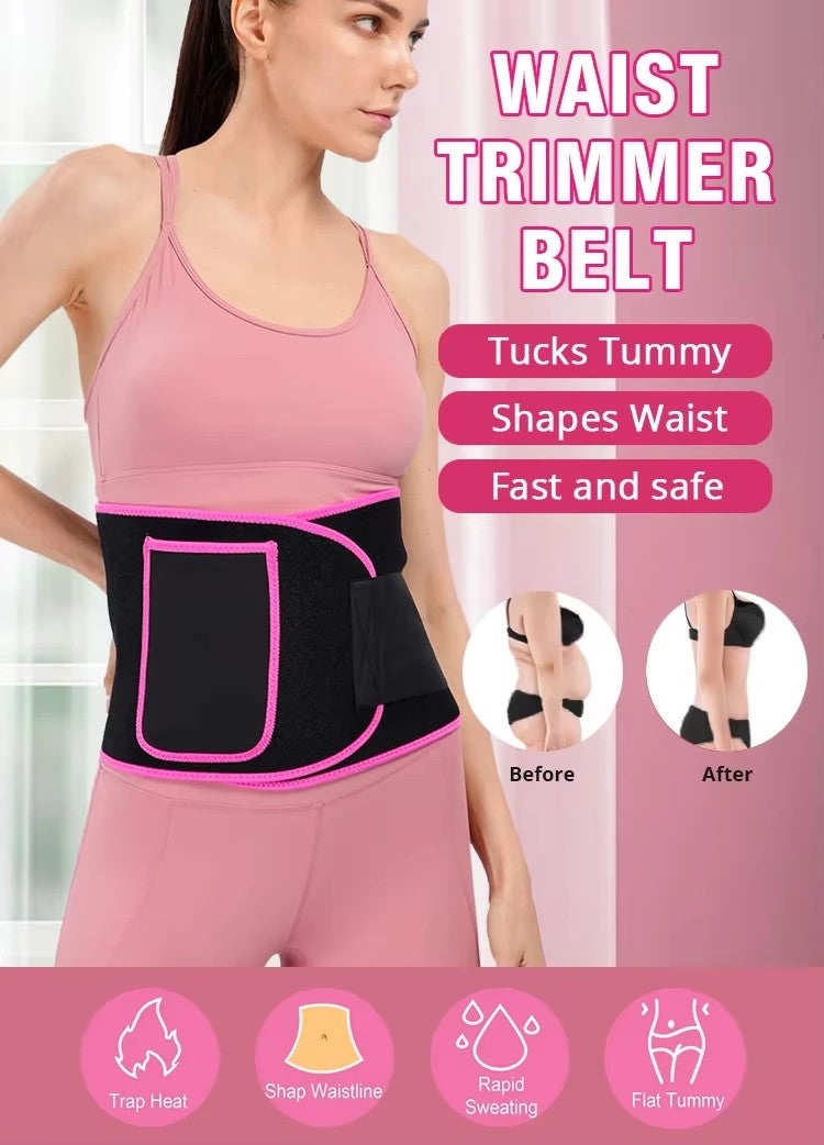Bluejw Top Selling Fitness Workout Gym Exercise Sweat Waist Trimmer Slimming Belt Waist Trainer for Women and Men - Image 5