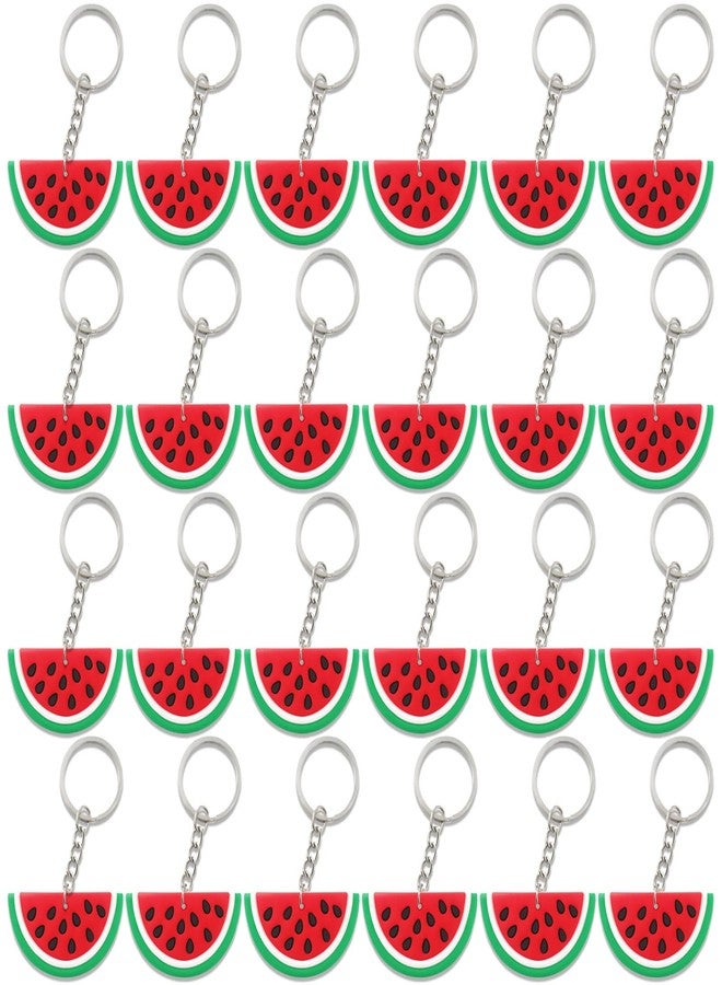 CiciBear 24 Pack Watermelon Keychains Party Decoration for Guests, Watermelon Themed Party, Baby Shower, School Party, Kids Birthday - Image 1