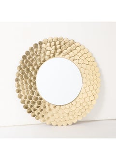 Home Box Delp Premium Heavy Duty Metal Scallop Wall Mirror 75.6 x 3.8 x 75.6 cm  - Image 3