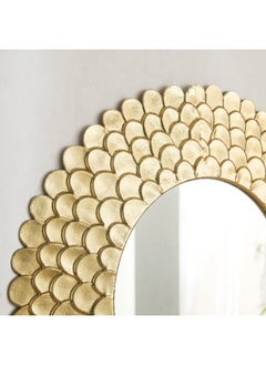Home Box Delp Premium Heavy Duty Metal Scallop Wall Mirror 75.6 x 3.8 x 75.6 cm  - Image 2