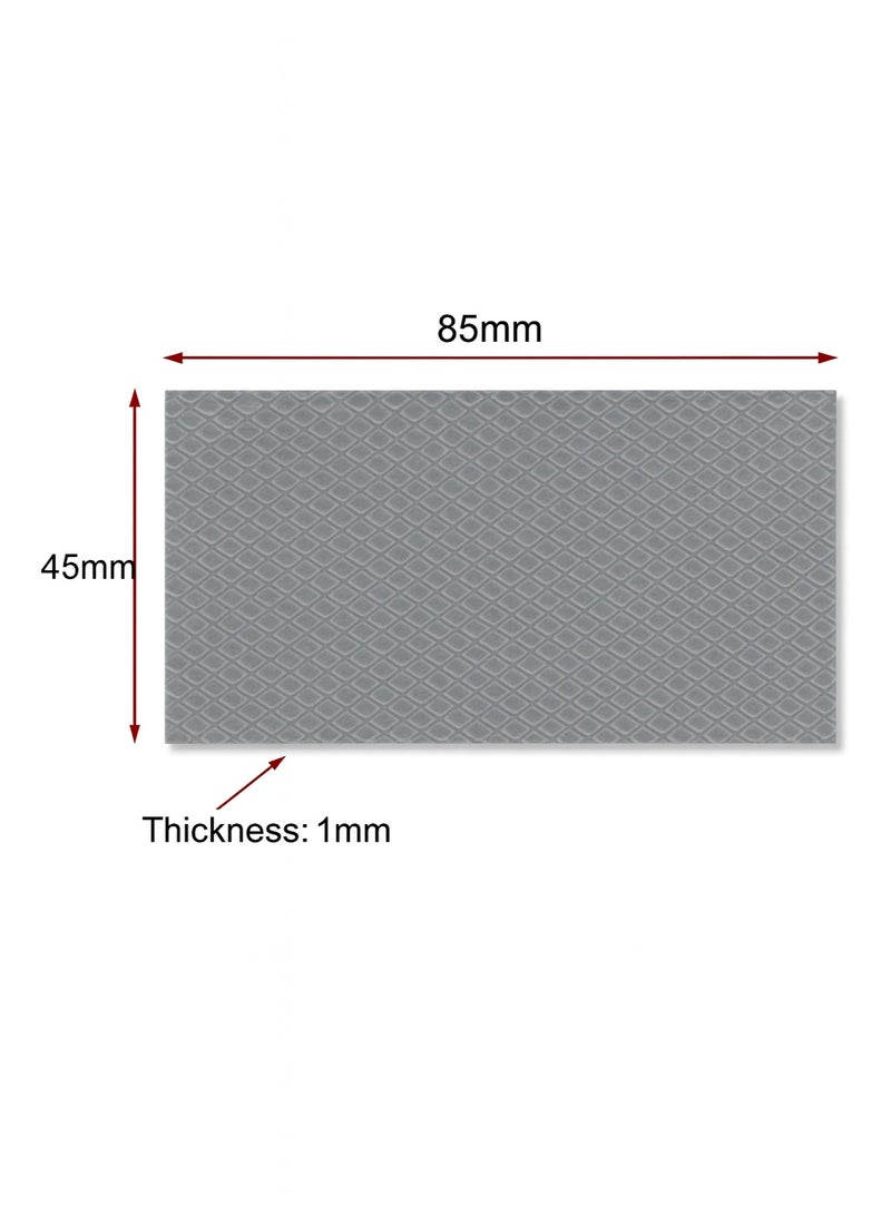 هالنزي وسادة حرارية من السيليكون Halnziye HY153، ورقة نقل حراري، وسادة سيليكون مزدوجة الجوانب لتبديد الحرارة، موصلية حرارية 15.3 واط/م-ك، مقاس 85*45*1 ملم، لتبريد SSD وCPU وGPU وLED وIC وChipset - Image 3