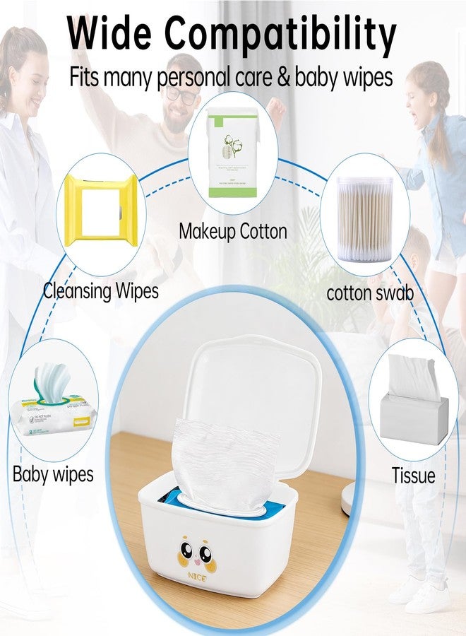 Runhike Flushable Wipes Dispenser Compatible with Cottonelle, Bathroom Wipes Holder Flushable Wipes Container Toilet Paper Wipes Dispenser, Bathroom Organizer Fits for Cottonelle (Only Wipes Dispenser) - Image 3