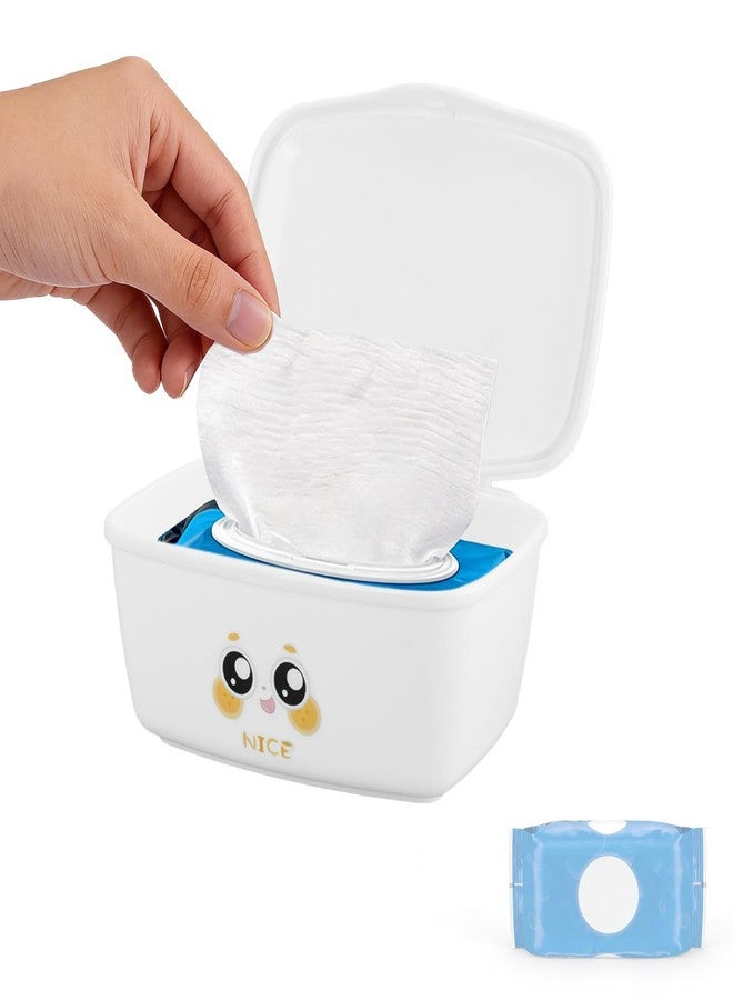 Runhike Flushable Wipes Dispenser Compatible with Cottonelle, Bathroom Wipes Holder Flushable Wipes Container Toilet Paper Wipes Dispenser, Bathroom Organizer Fits for Cottonelle (Only Wipes Dispenser) - Image 1