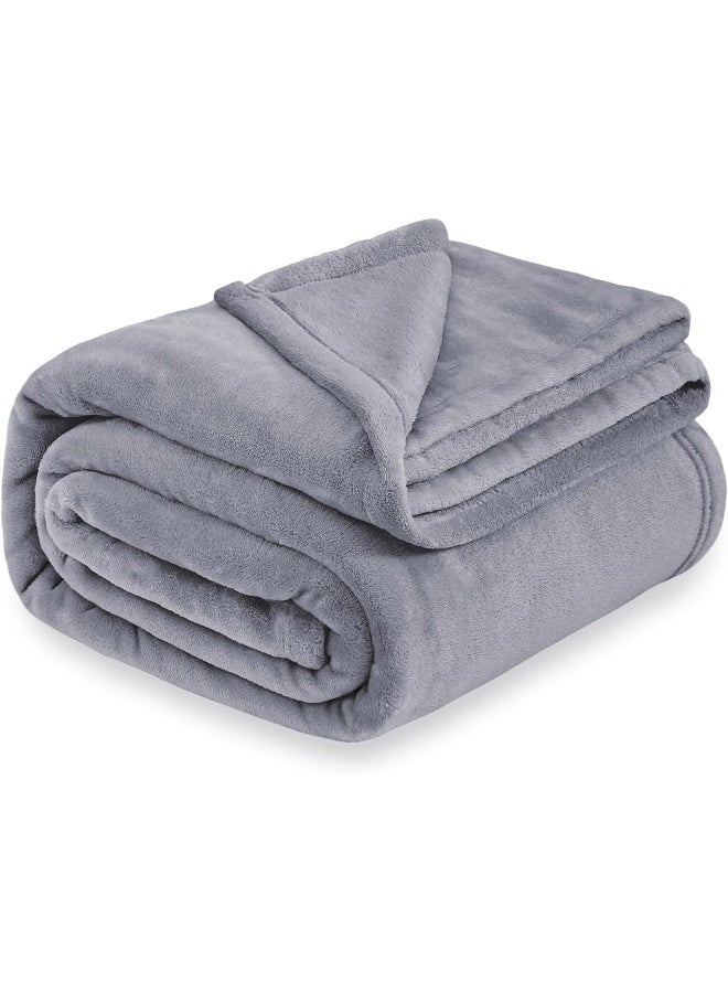 SKY-TOUCH Queen Size Fleece Blanket 230x200cm – Ultra Soft, Warm & Cozy Bed Blanket for All Seasons - Image 1