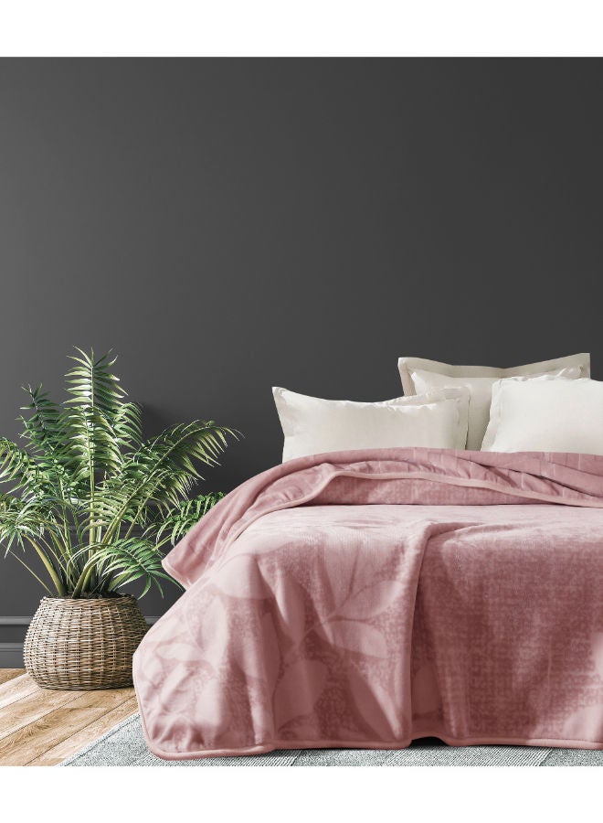 مورانو بطانية كلاود 220 × 240 سم - وردي - Image 1