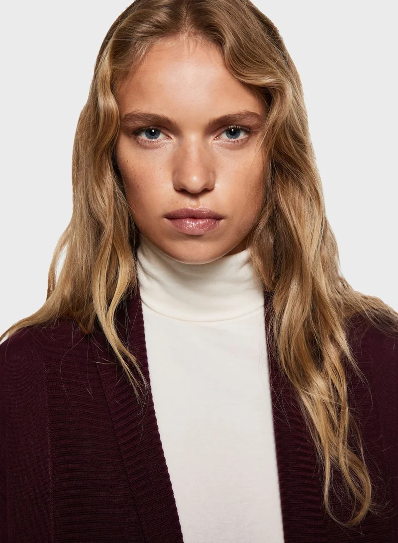 MANGO Knitted Cardigan