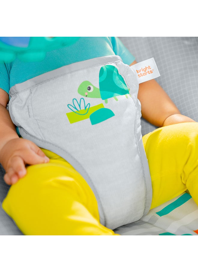 Bright Starts - Playful Paradise Comfy Baby Bouncer Seat with Soothing Vibration and Toys - Image 1