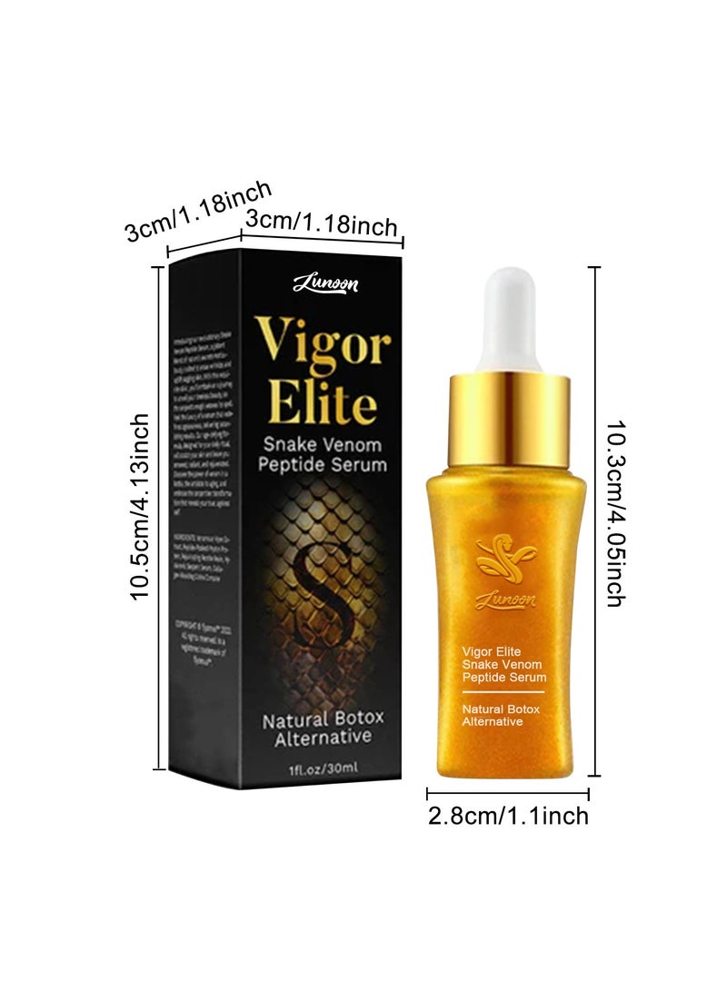 LUNOON Snake Venom Anti-Wrinkle Essence Anti-aging, moisturizing skin and reducing facial fine lines Snake Venom Oligopeptide Essence 30ml - Image 2