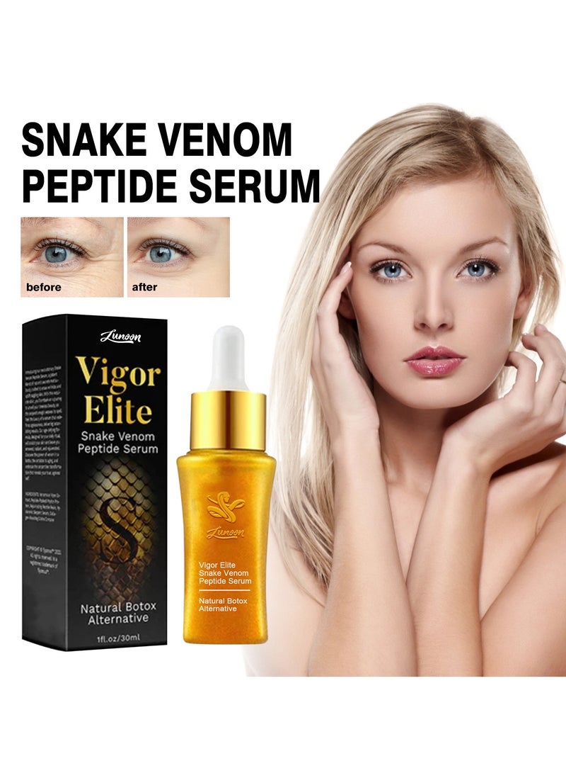 LUNOON Snake Venom Anti-Wrinkle Essence Anti-aging, moisturizing skin and reducing facial fine lines Snake Venom Oligopeptide Essence 30ml - Image 5