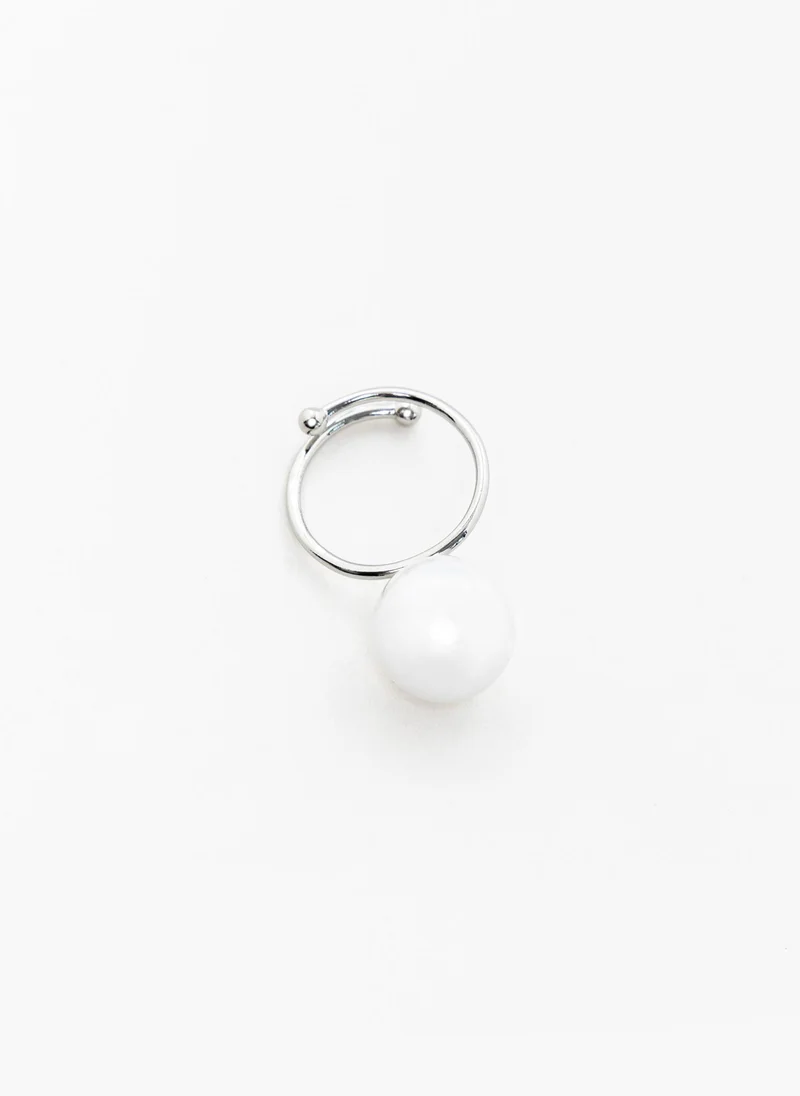 Lichi  Thin ring with large pearl for Women | Best Price UAE
