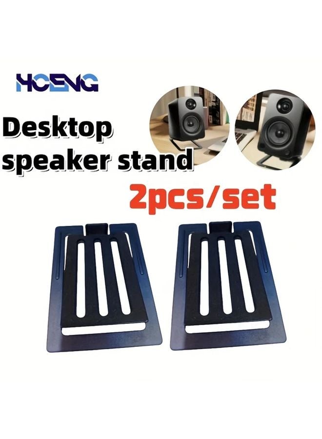 Model B 2pcs Adjustable Metal Desktop Speaker Stand 16 Degree Tilt - Image 3