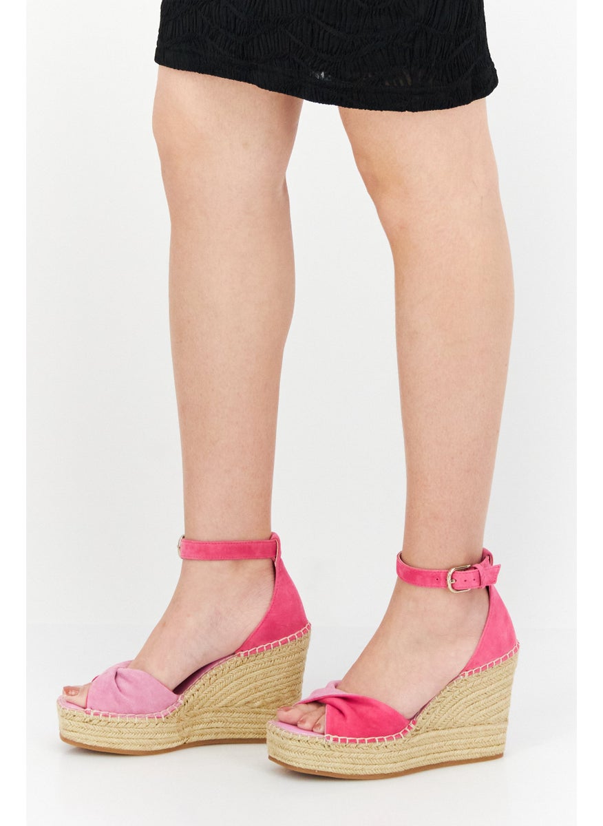Kenneth Cole Women Sling Back Open Toe Wedges, Pink Combo  - Image 2