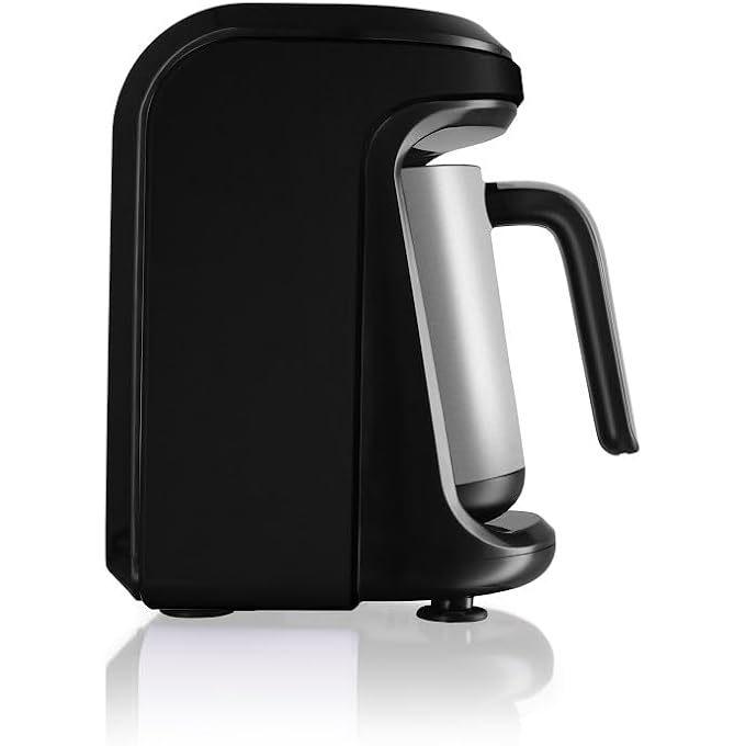 كاراجا ماكينة صنع القهوة التركية هاتر هبس أروما ستيل بالحليب كروم - Image 3