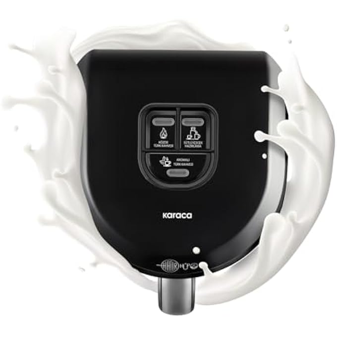 كاراجا ماكينة صنع القهوة التركية هاتر هبس أروما ستيل بالحليب كروم - Image 2