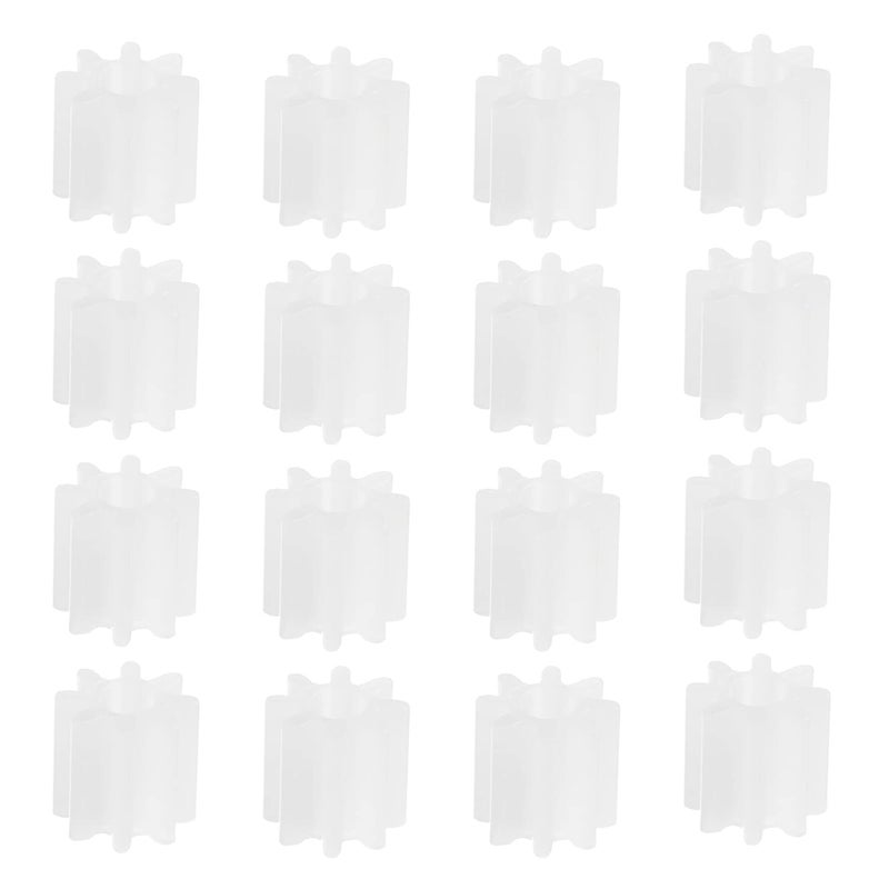 Othmro 50pcs Plastic Gears 8 Teeth Model 082A Reduction Gear Plastic Worm Gears for RC Car Robot Motor