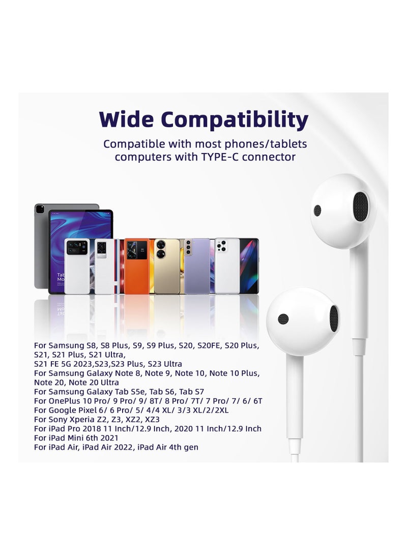 Appeal Type-C In-Ear Earphones With Mic White - Image 3