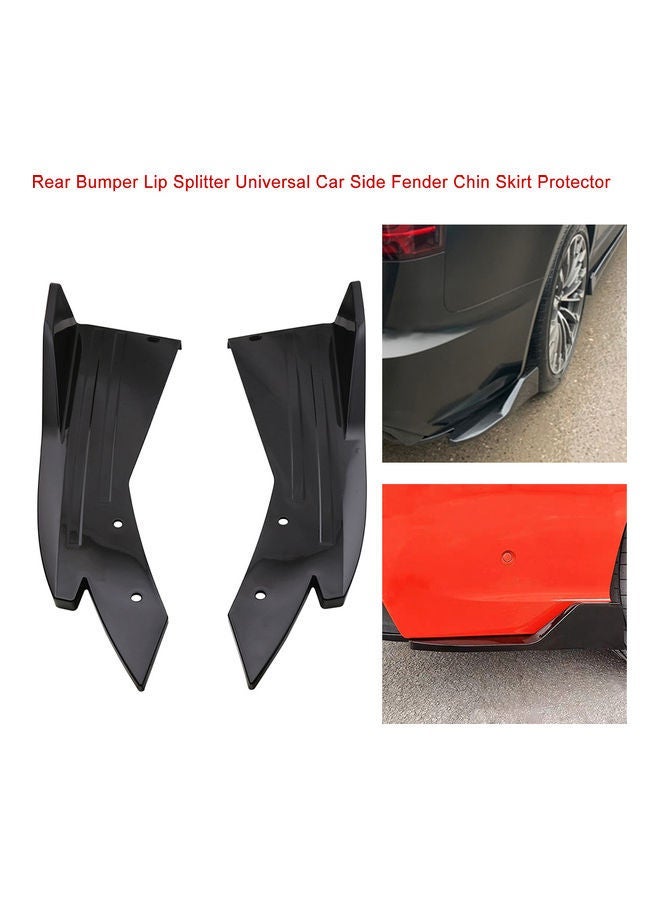 NIBEMINENT 2-Piece Rear Bumper Lip Splitter - Image 4