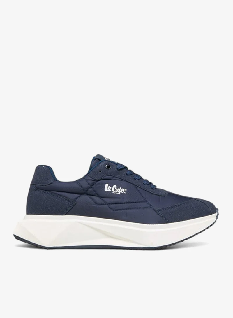 Lee Cooper Men's Solid Lace-Up Sneakers