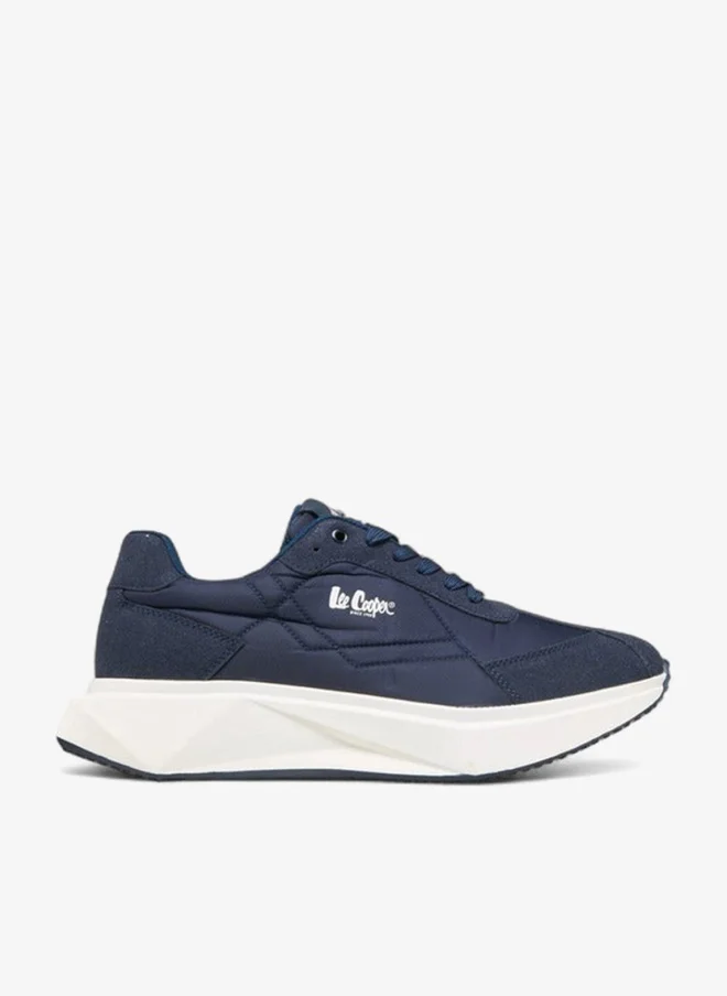 Lee Cooper Men's Solid Lace-Up Sneakers