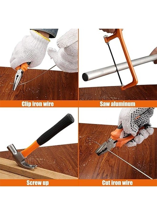 HOMESTAR 129 Piece Power Tools Kit with 48V Cordless Drill, Professional Household Home Tool Set DIY Hand Kits for Garden Office House Repair Maintain - Image 5